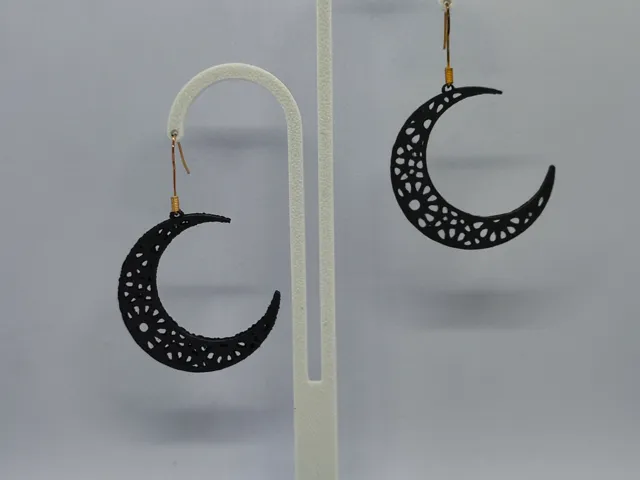 Aretes Encaje de Luna