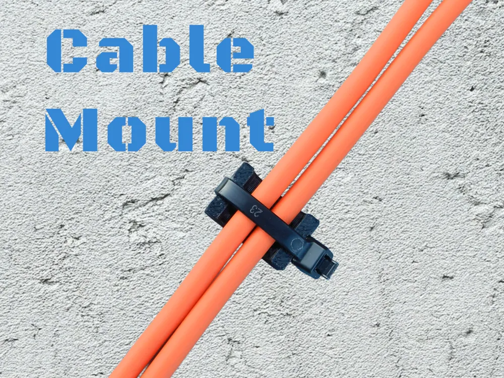 Cable Service Mount Cable Mount - Free 3D Print Model - MakerWorld