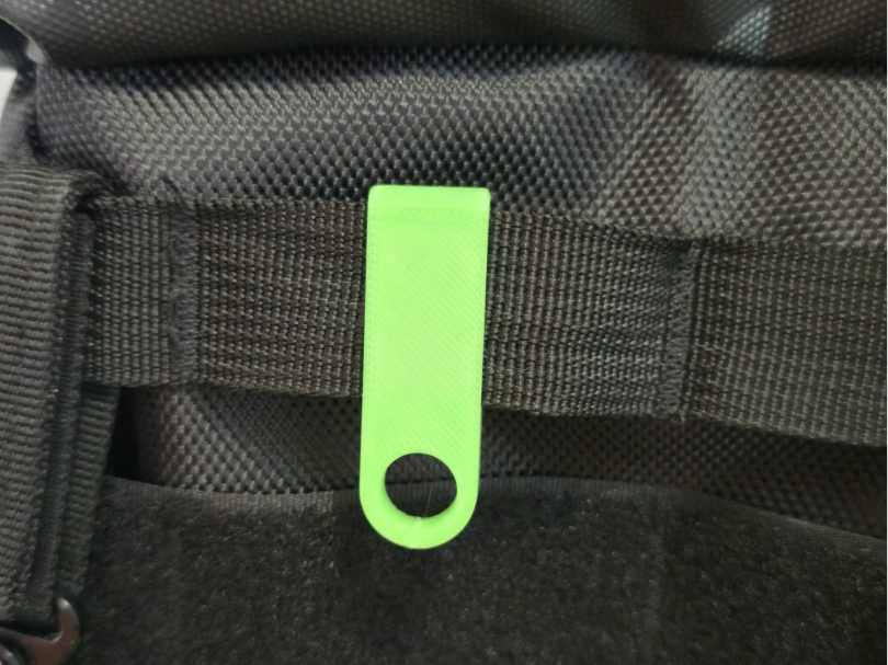 Backpack Strap Hook/Mount (round) 
