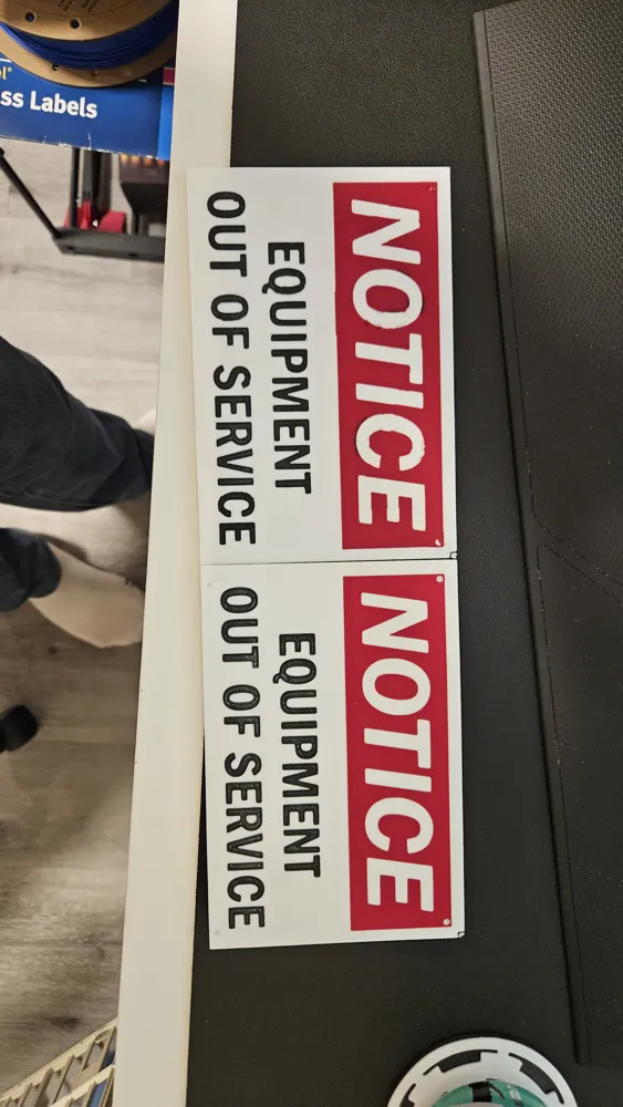 My Work Sign Various Work Signs - Free 3D Print Model - MakerWorld