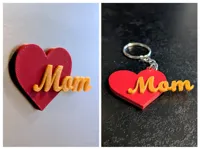 6x3 magnet & keychain - filament saving - fast print
