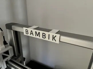 A1 Top mount printer nameplate