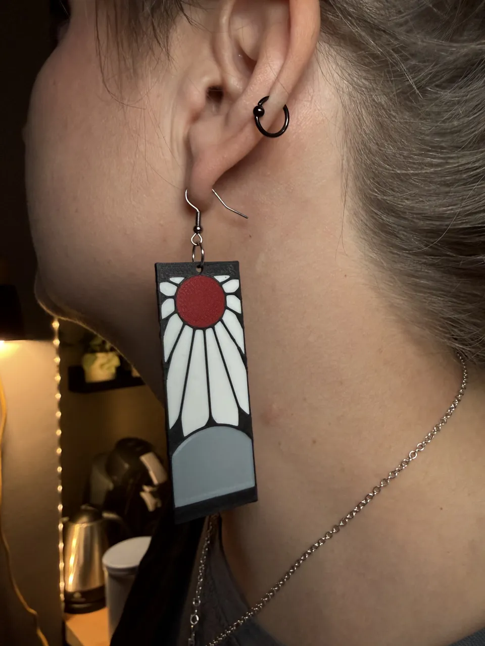 Demon Slayer Tanjiro Earrings view 2