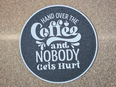 Hand Over The Coffee Coaster