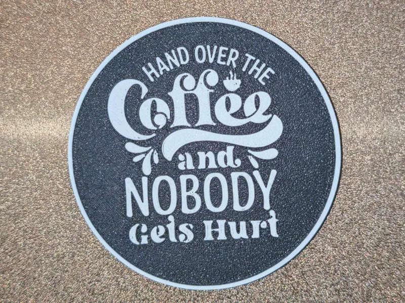Hand Over The Coffee Coaster