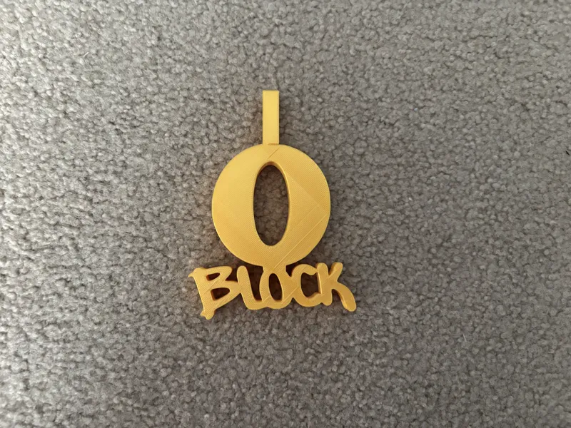 O'Block Pendant