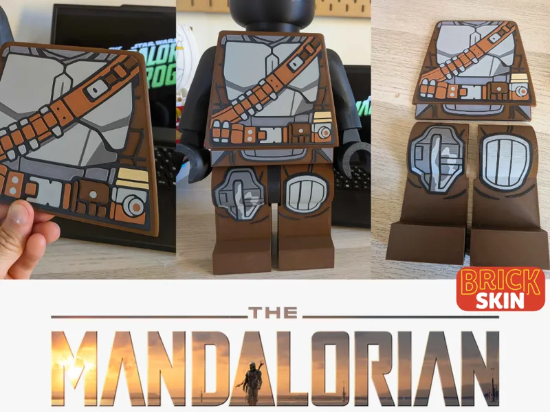 BrickSkin: Mandalorian MODULAR FIGURE