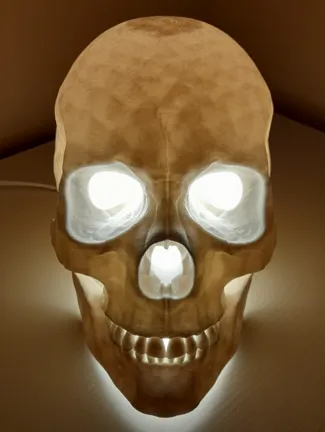 Teschio lampada