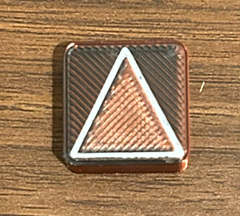 Miniatura 1 do modelo 3D Geometry Dash Spike Keycap