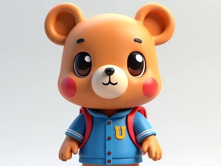 Kanye Graduation Bear but hehasn't graduated yet