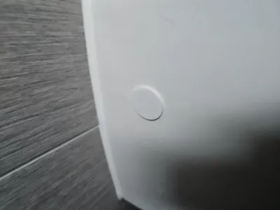 Hole Cover on side of Wall mounted toilet