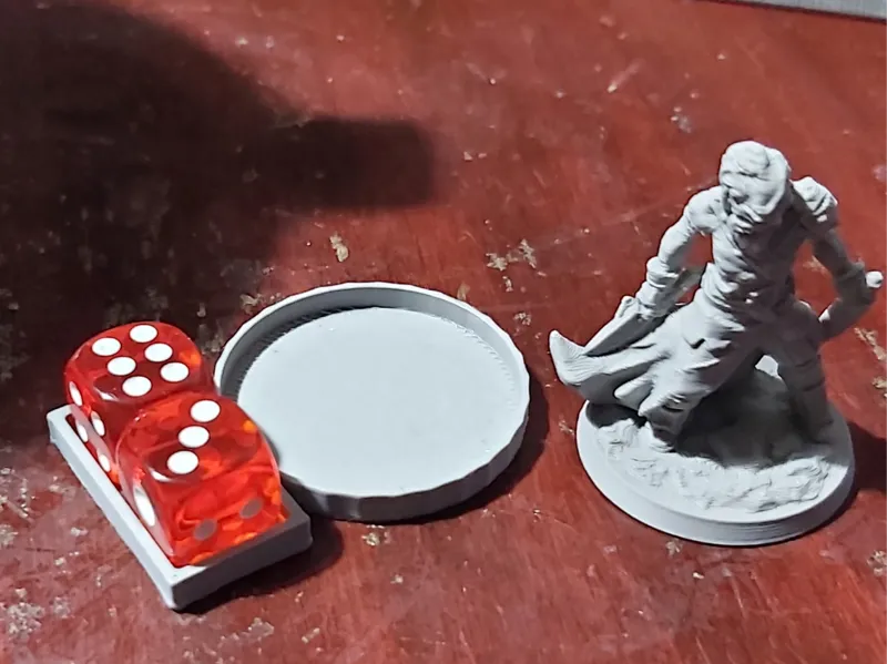 Health / damage dice holder 28mm mini