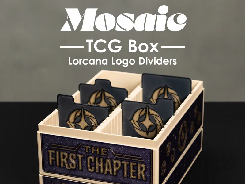 Lorcana Logo Dividers - Mosaic TCG Box