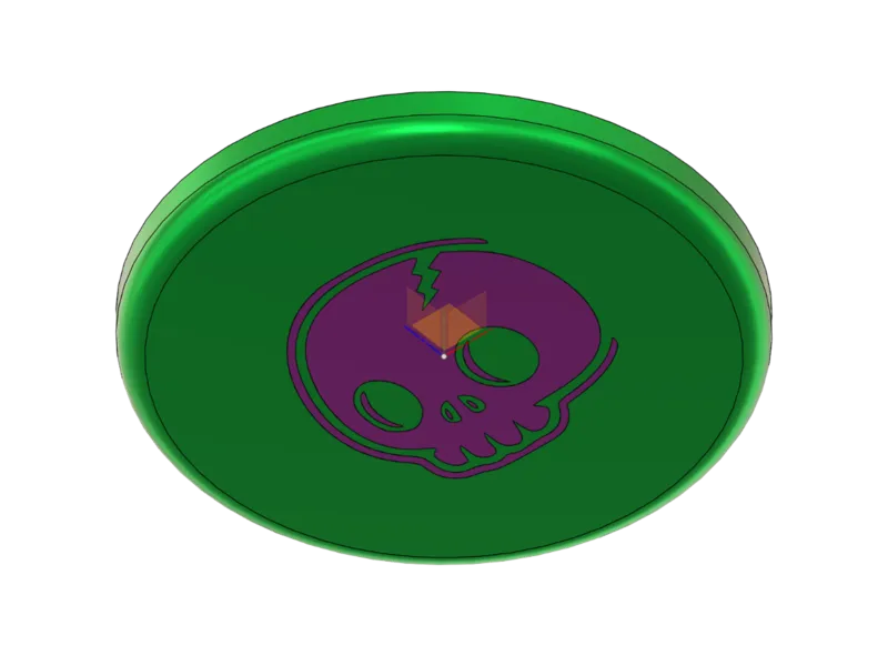 Skull Frisbee
