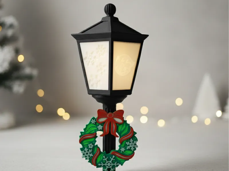 Christmas Streetlamp (NO AMS)