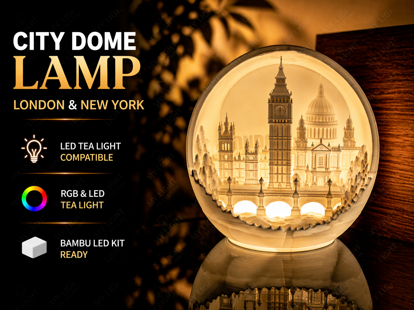 London City Dome Lamp