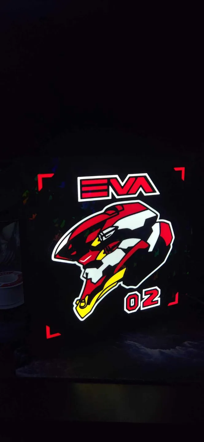 Neon Genesis Evangelion  unit 2 light box