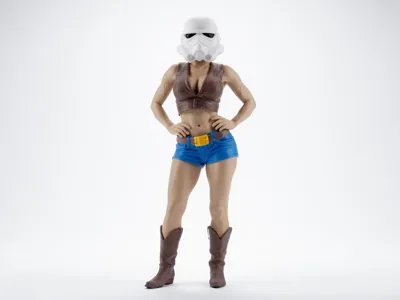 Female Stormtrooper - Daisy Duke (Cowgirl) Cosplay