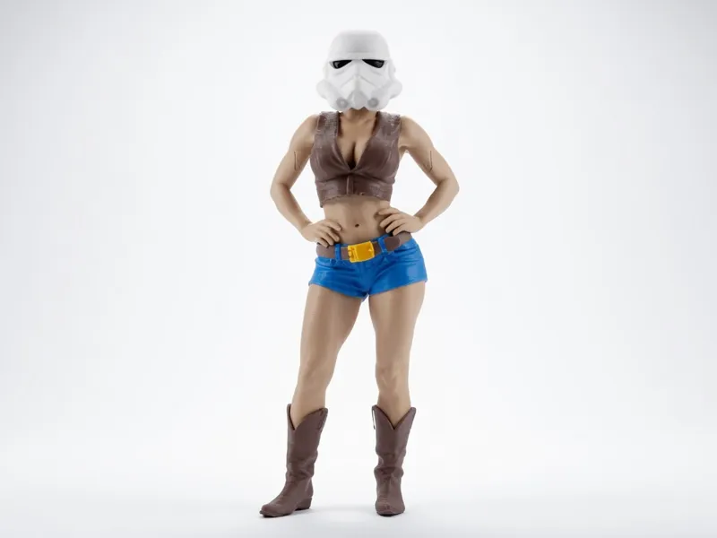Female Stormtrooper - Daisy Duke (Cowgirl) Cosplay