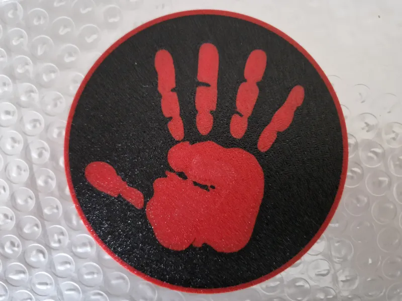 Bloody Hand Coaster
