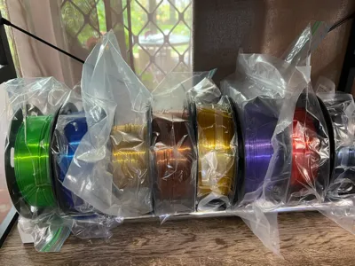 Filament storage brackets 