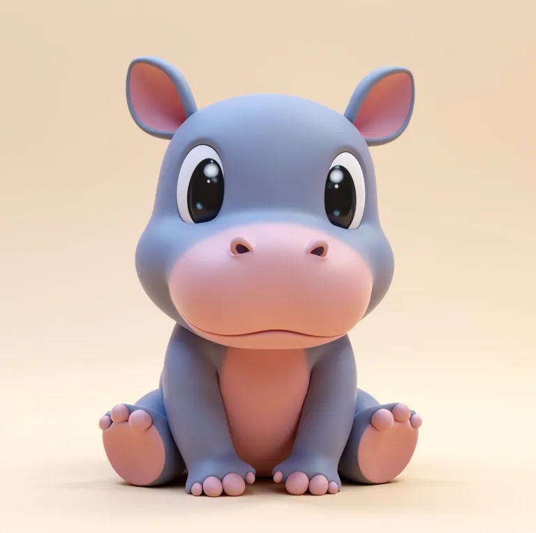 Cute Hippo