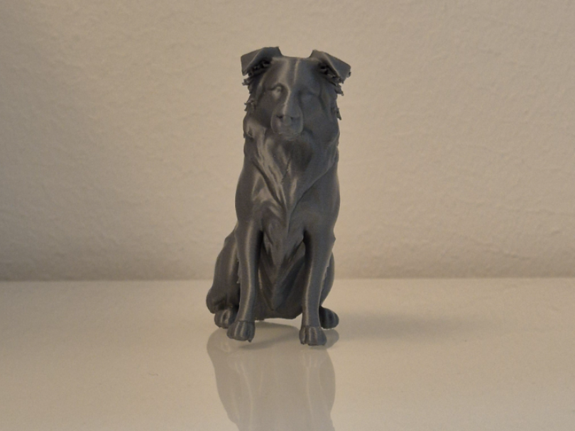 Border Collie – 3D Printable Dog Statue