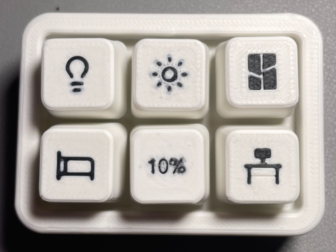 Keycaps for home automation