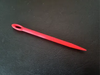 Darning needle for knitting