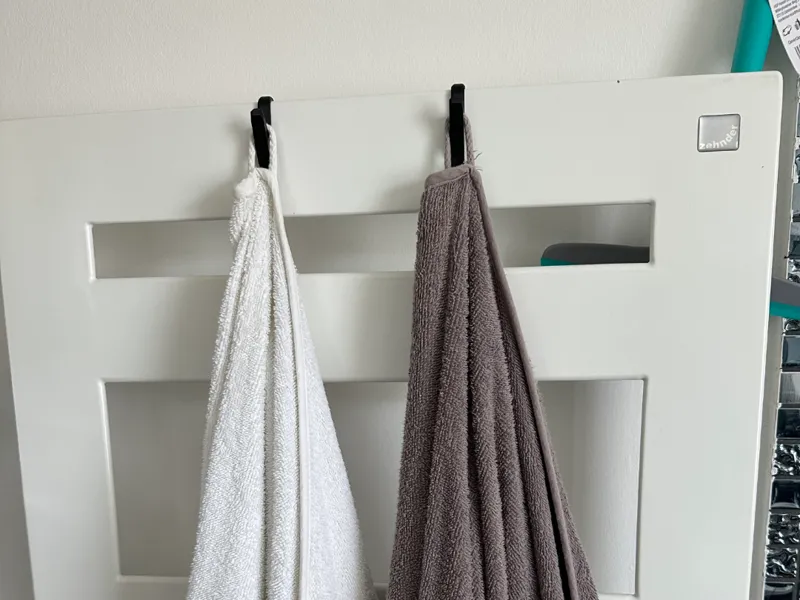 Over-the-Top Radiator Towel Hook Zehnder-style