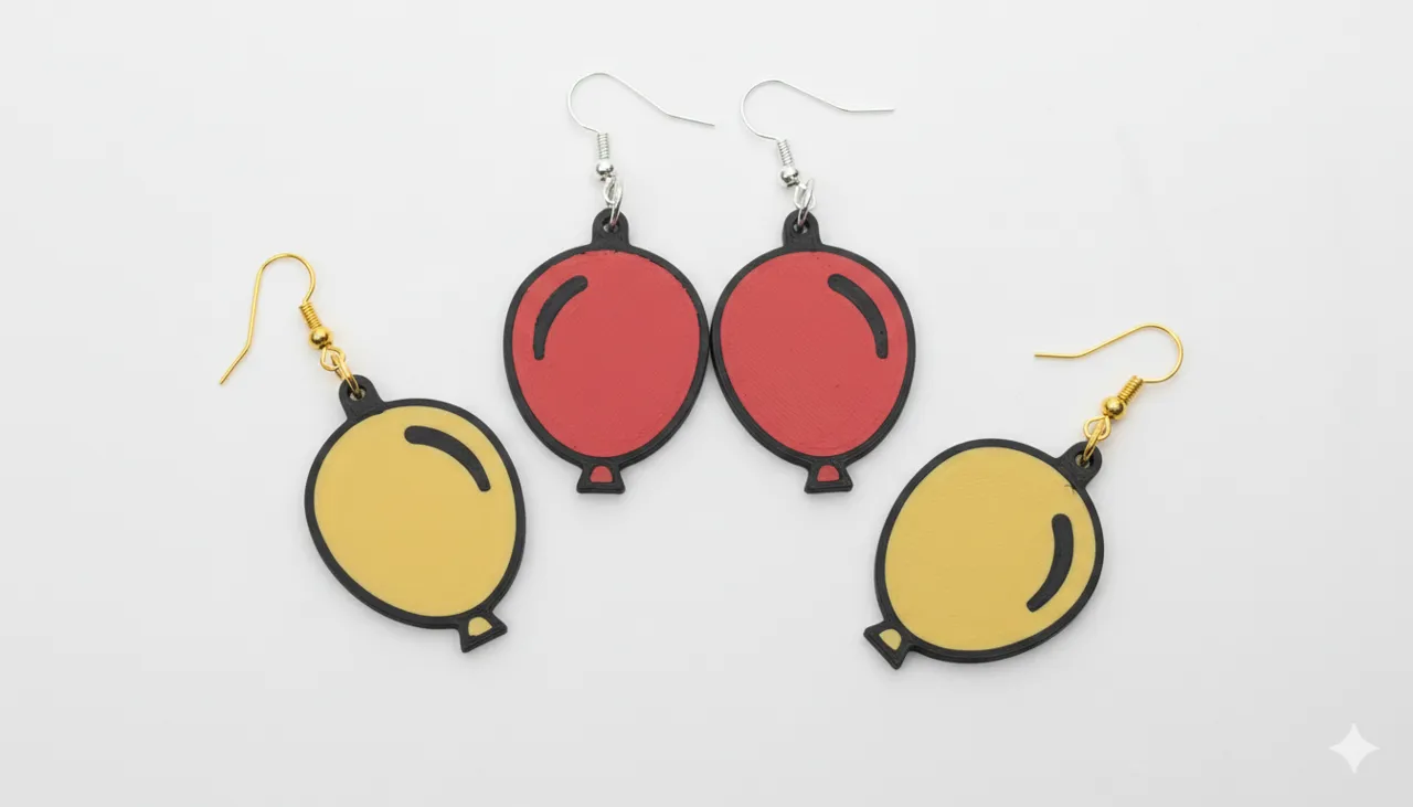 The Party Balloon Earrings view 2