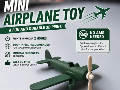 Mini Airplane Toy