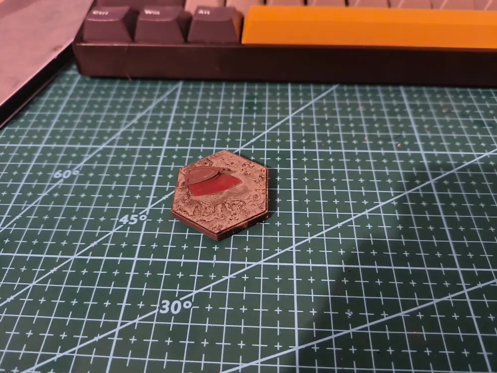 Grimdark Hex Tiles Crashed Battleship Pack 5 - Free 3D Print Model ...