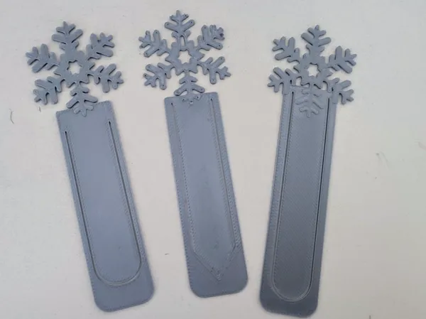 Marque-page flocon de neige