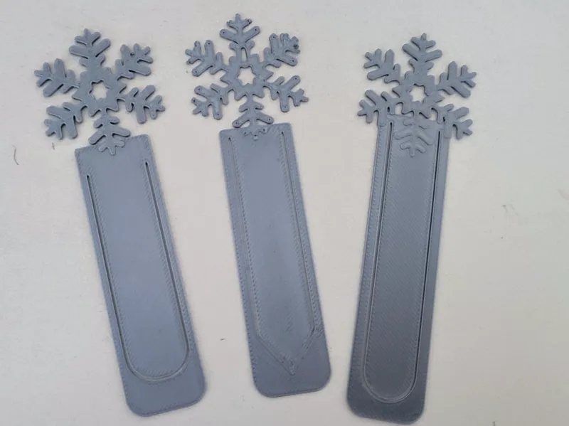 Snowflake bookmark