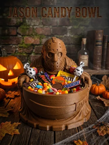 Caja o estuche: Jason Voorhees Halloween Candy - Key Bowl — vista de referencia 2