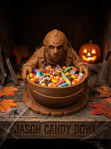 Caja o estuche: Jason Voorhees Halloween Candy - Key Bowl — vista de referencia 4