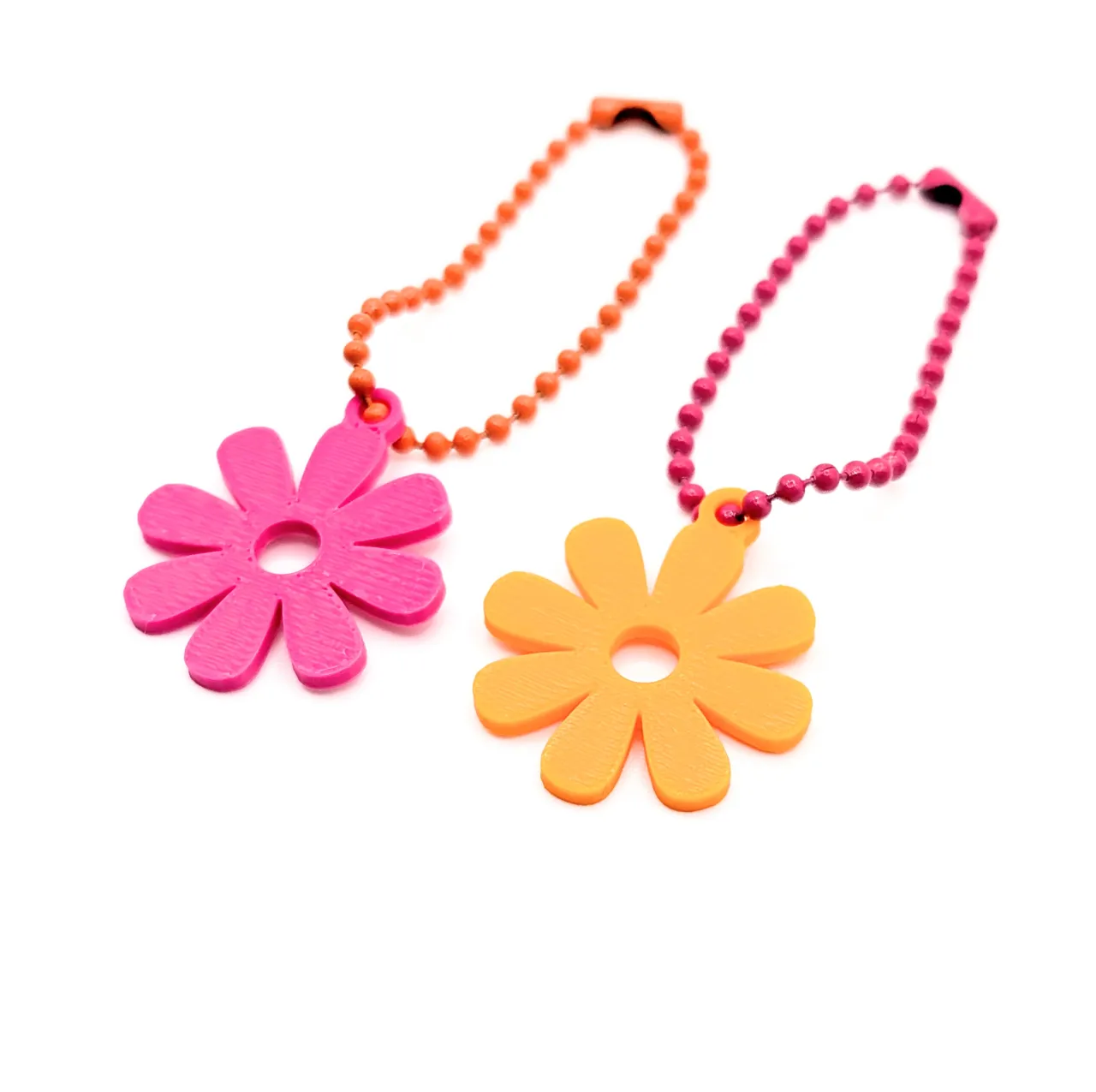 Cute Daisy Flower Keychain/Earrings view 2