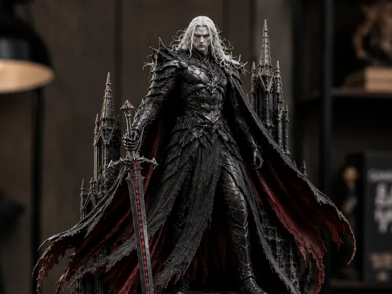 ELRIC STATUE DIORAMA -Elric of Melniboné