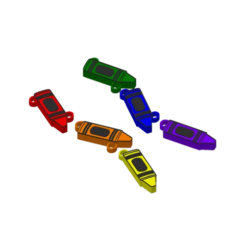 Crayon Earrings view 3