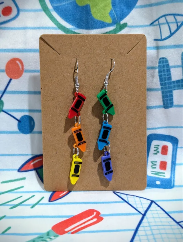 Crayon Earrings