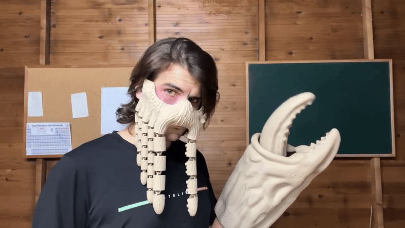Davy Jones Functional Crab Claw Halloween