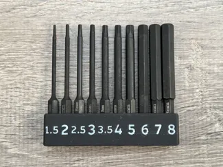 Magnetic Bit Holder for 1/4" Hex Allen Bits - Metric