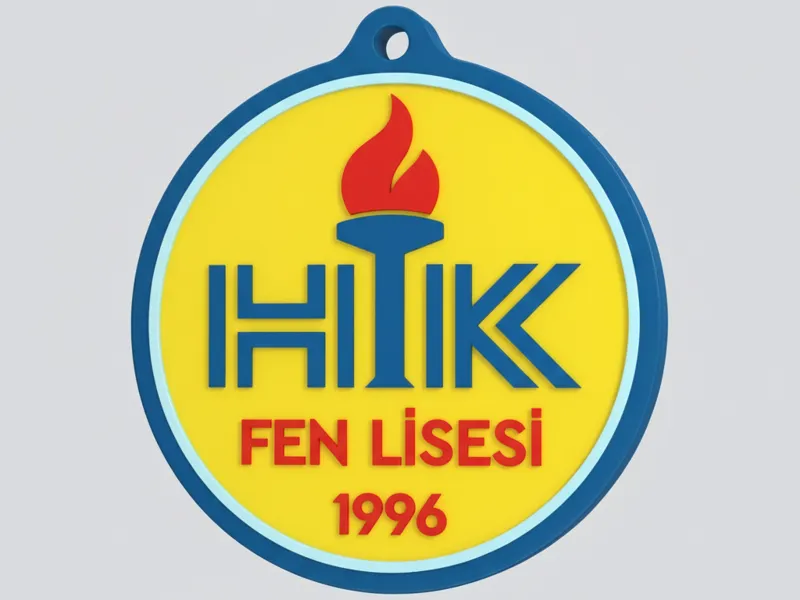 Halil Kale Fen Lisesi Logo Keychain