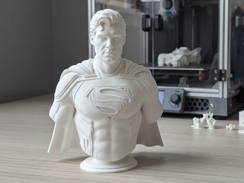 Superman Bust 3D Print Model 26