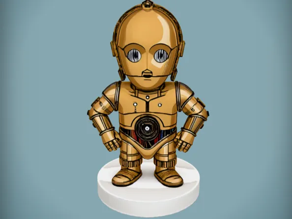 Chibi C-3PO StarWars