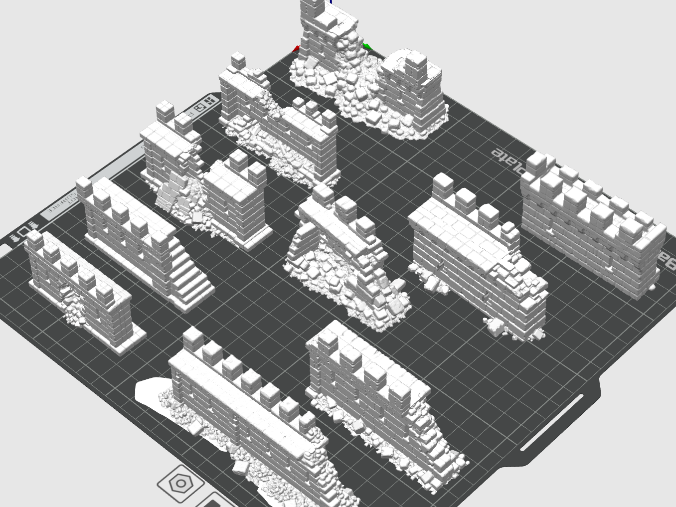 Collection de mur fortifié  - D&D  Jeu de Plateau