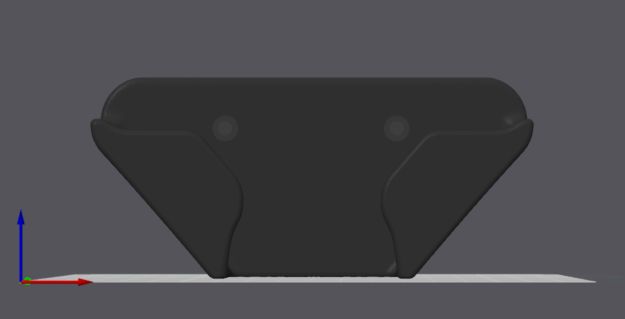 Miniatura 2 do modelo 3D Padel racket wall mount