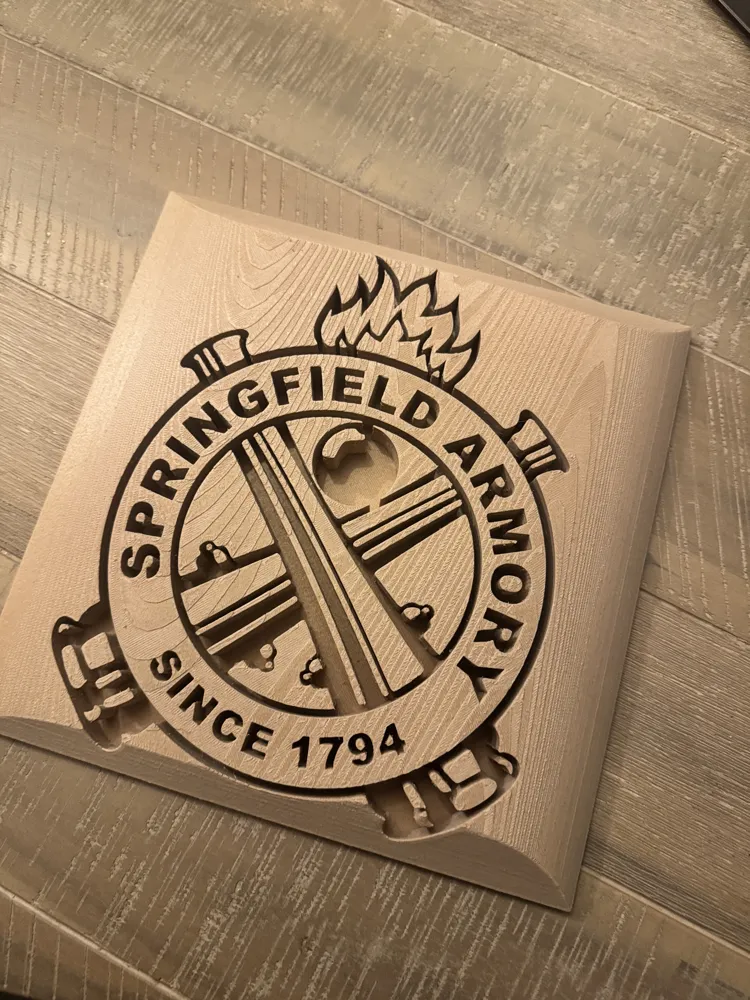 springfield logo 11inch big - Free 3D Print Model - MakerWorld