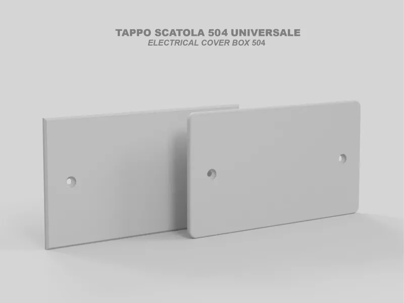 Tappo copertura scatola elettrica 504 Universale